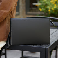 New Clutch Men's Briefcase Soft Leather Fashion Trendy Casual Business