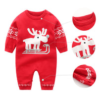 Children's Fashionable Warm Elk Jumpsuit
