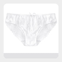 Women's Pure Lace Mid Waist Bag Hip Breathable Comfortable Briefs