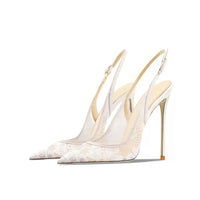 Pointed Lace Mesh Breathable Women's Sandals