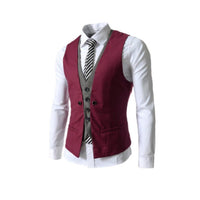 Men's Korean Style Fashion Personality Slim Vest