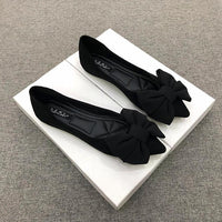 Shoes With Rubber Soles And A Black Bowversatile For Work