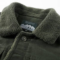 Men's Plus Size Cotton Multi-pocket Thermal Jacket