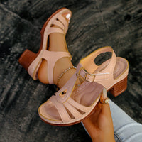 Peep Toe Wedge Platform Women's Sandals