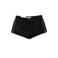 Womens Fashion High-Waisted Denim Skirt With Side Zipper