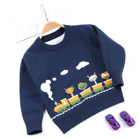Autumn/Winter Boys Sweater Double Woolen Jacket