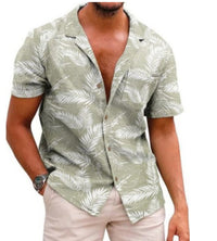 Men's Plus Size Casual Cool 3D Digital Printing Short Sleeve Shirt