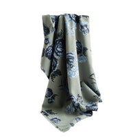 Cashmere-like Tassel Shawl Rose Print Cold-proof Warm Scarf