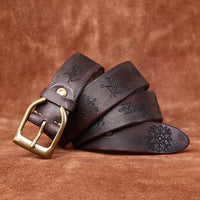 Retro Personality Trend Carved All-matching Jeans Belt