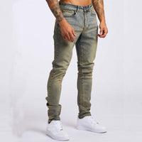 Men's Fashion Casual Slim Fit High Waist Jeans