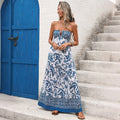 Women's Sleeveless Ethnic-style Printed Dress