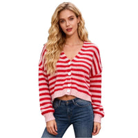 Women's Color-block Striped Sweater