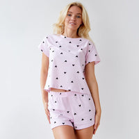 Women's Printed Two-Piece Loungewear Set