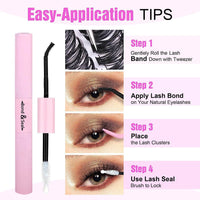 False Eyelashes 30D40D Eyelashes Mixed Suit