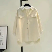 Heavy Double Pocket Shirt Jacket Cardigan