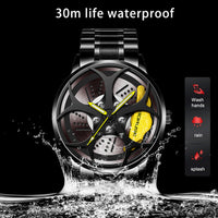Mens Stainless Steel Watch Stylish Luminous Timepiece For Men