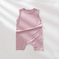 Baby Summer Modal Thin Sleeveless Tank Top Romper
