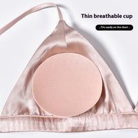 Wireless Silk Triangle Cup Bra