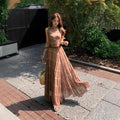 Retro Plaid Sleeveless Vest Dress Women