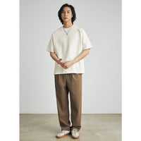 Raglan Stitching Embroidered T-shirt Loose Casual