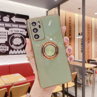 Mobile Phone Shell P40PRO Ring Buckle Bracket Magnetic Car M40 Electroplating Fine Hole Nova8