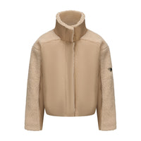 Women's Retro Loose Long-sleeved Lamb Wool Coat