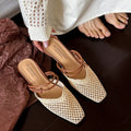 Early Autumn New Arrival Outerwear French Fairy Style Chunky-Heel Resort Shoes