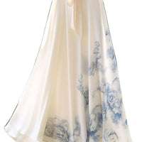 New Chinese-style Improved Design Women's Printed Dress