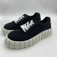 Round Toe Deep Mouth Canvas Platform Flat Heel Comfortable Men's And Women's Casual Shoes