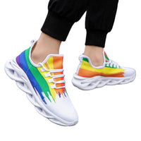 Men's Running Shoes Fly Woven Mesh Breathable Casual Sneaker