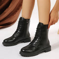Martin Women's Leather Fashionable Motorcycle Military Boots