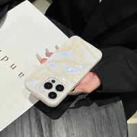 Electroplating Three-dimensional Pleated Phone Case