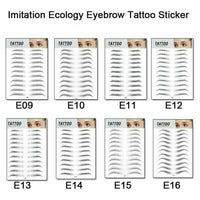 Waterproof 6D Eyebrow Tattoo Semi-Permanent Embroidery Natural Long Lasting Fake Eyebrow