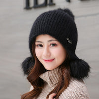 Cute Autumn And Winter Warm Knitted Woolen Hat