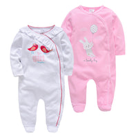 Q2-Piece Baby One-Piece Cotton Romper For Infants