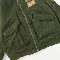 Baseball Uniform Badge Embroidery Sports Loose Casual Zip Coat