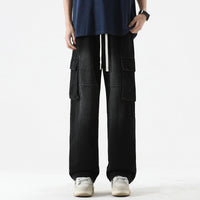 Men's Retro Pocket Stitching Jeans