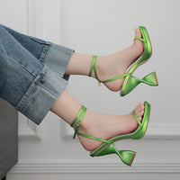 European And American New Women's Waterproof Platform High Heel Sandals