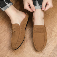 Men's Casual Slip-On Soft-Soled Half Slippers