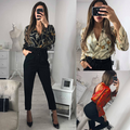 Deep V-neck sexy jumpsuit