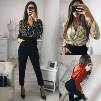 Deep V-neck sexy jumpsuit