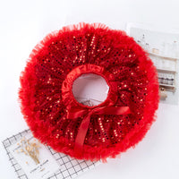 Baby girl little baby cartoon short-sleeved romper sequined tutu skirt suit