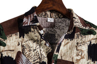 Fashionable Men's Digital Printed Long Sleeve Shirt
