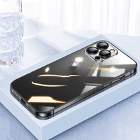 Transparent Phone Case Lens Cover Steel Frame