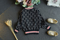 Two piece sweater and skirt suit