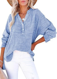 Women's Fashion Loose Casual Solid Color Pleated Sweater