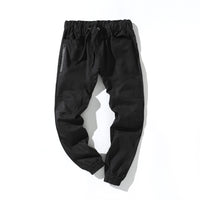 Solid color loose men's multi-pocket tooling pants