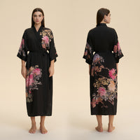 New Satin Plus Size Pajamas For Women Lightweight Loungewear Robe