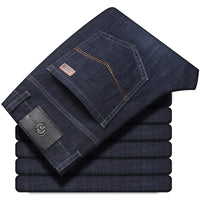 Stretch Jeans Autumn And Winter Loose Plus Size Business Casual Pants