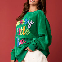 Letter-embroidered Hoodie For Women Casual Pullover Top